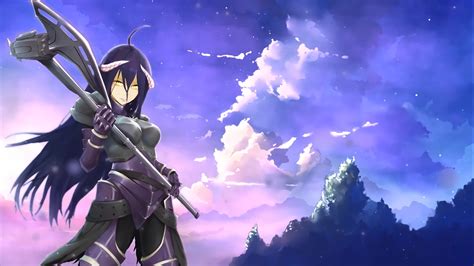 overlord albedo wallpaper|overlord anime wallpaper 1920x1080.